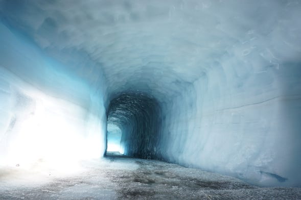 Tour pela gruta de gelo do glaciar Langjökull