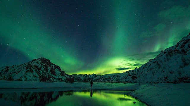 Aurora Boreal na Islândia - Melhor época para ver auroras boreais