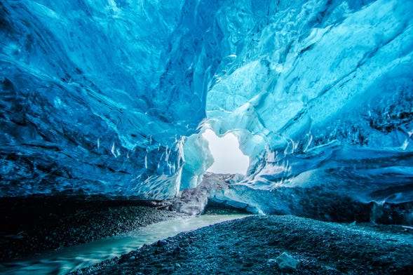 Tour pela gruta de gelo do glaciar Vatnajökull