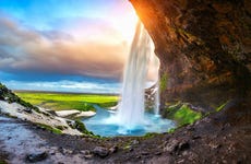 Costa sul e cascatas da Islândia